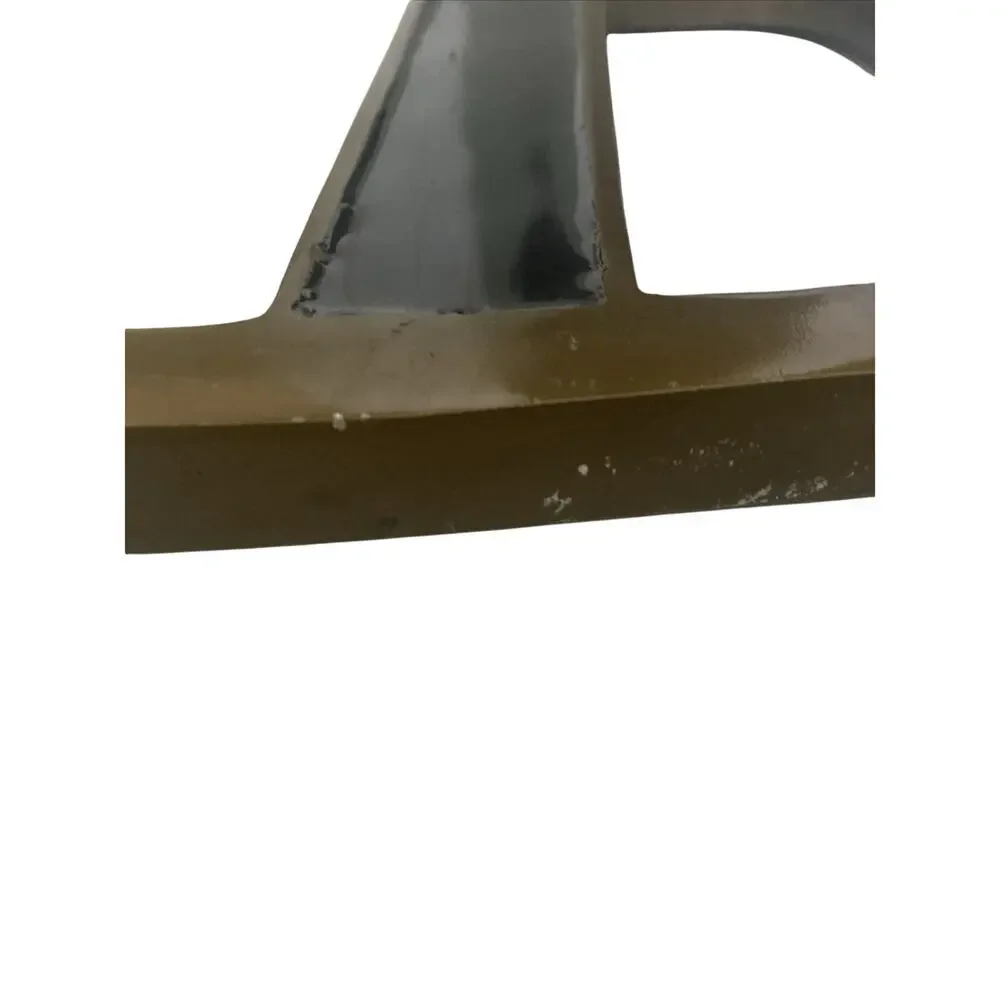 Brass/Metal Letter E 3D Wall Plaque 3.75